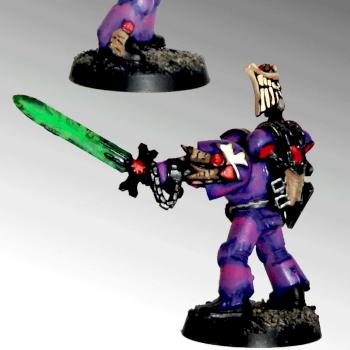 Space Marine Captain by BlackBlood