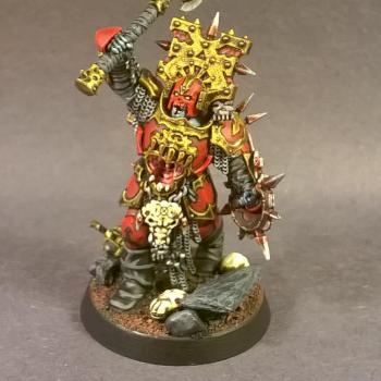 khorne Blood Warrior #3 by mikecarrero