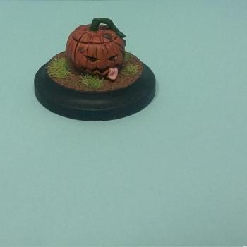 SpellCrow Miniatures: Dyniaq Pumpkin Totem by thewartoad