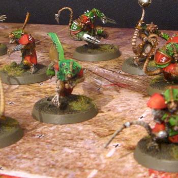 Skavenblight Scramblers - Blood Bowl by P4Painting