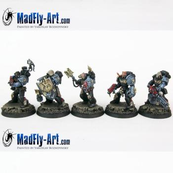 Deathwatch Kill Team by MadFlyArtStudio