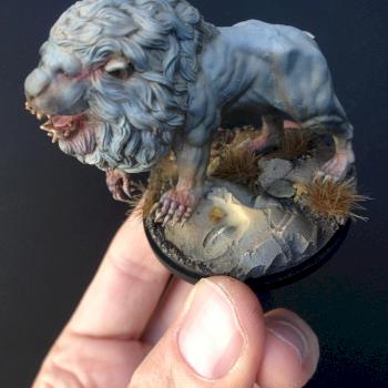 Kingdom Death Monster White Lion by bhopal