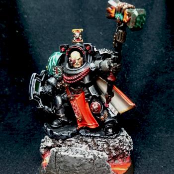 Deathwatch Terminator Captain with Storm Shield and Thunder Hammer by zxf138956zxf