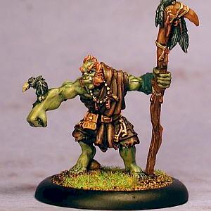 Quosk Ravensire, Half-Orc Druid by Royal Curator