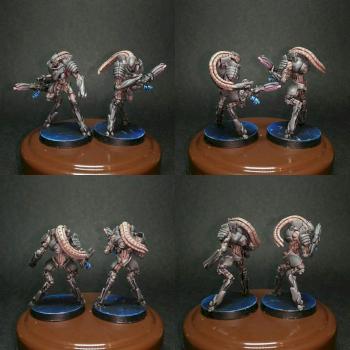Infinity Combined Army- unidron batroids. by House
