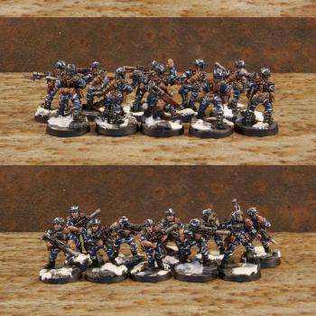 Imperial Guard Cadian Infantry Squad by IRKUCK