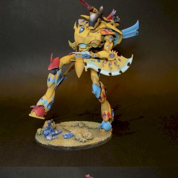 Eldar Wraithknight Scathach by Horlunov