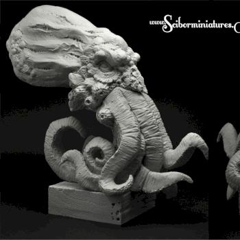 Cthulhu bust by Scibor