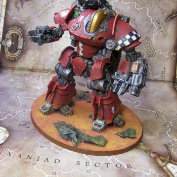 Mechanicum Thanatar Siege Automata by TheHoodedMan