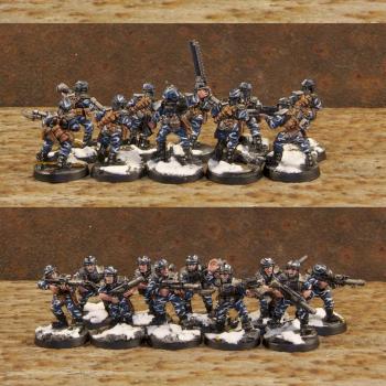 Imperial Guard Cadian Infantry Squad 4/5 by IRKUCK