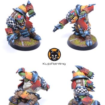 Bloodbowl Ork Blitzer by KujoPainting