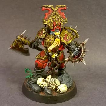 khorne Blood Warrior by mikecarrero