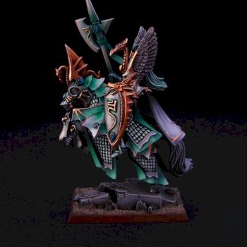 High Elf Mounted Prince by SavageDPainting
