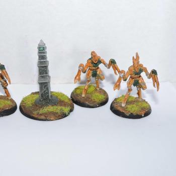 sentry stone & manikins circle orboros by rafaelinium