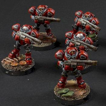 Marines with rifles by rakalnar