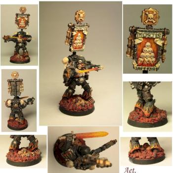 Damned legionaire sergeant with a power sword by Aeteros