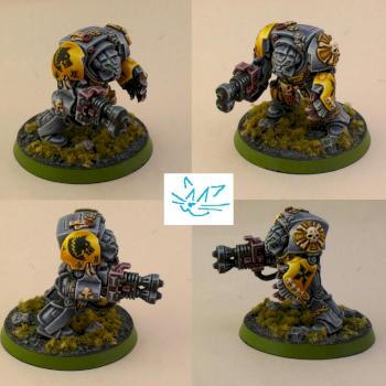 Space Wolf Terminator with heavy flamer (2nd edition) by STB