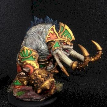 Skorne Bronzeback Titan by PeanutButterConspiracy
