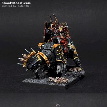 Khorne Chaos Lord on Juggernaut by BloodyBeast.com