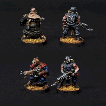 Chaos Space Marines Cultists with Heavy Stubber by BloodyBeast.com