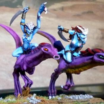 Mounted Daemonettes by Bruce