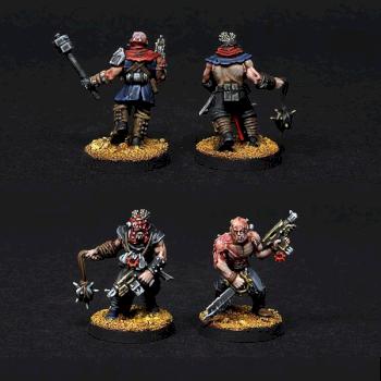 Chaos Space Marines Cultists with Flamer by BloodyBeast.com