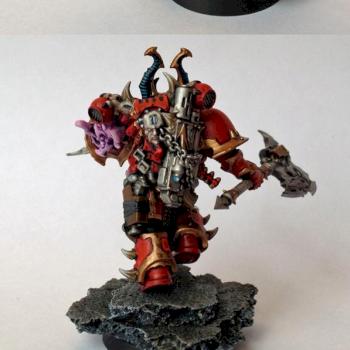 Chaos Space Marine Aspiring Champion by GLD1