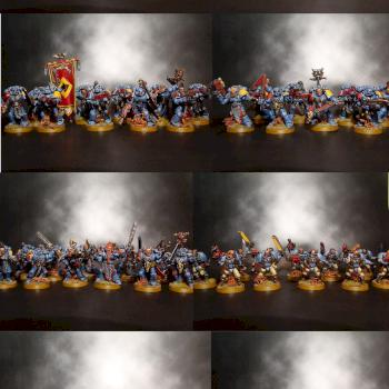 Space Wolves complete army by Dukhe