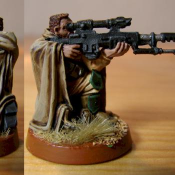 Cadian Sniper by Elethiomell