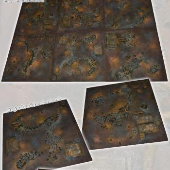 MODULAR 72x48 RASTYBOARD w40k scenery terrain surface by studiolevel