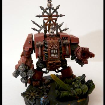 chaos dreadnought by Malholm
