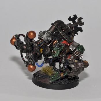 Ork Big Mek with Kustom Mega-Blasta by Darko_3000