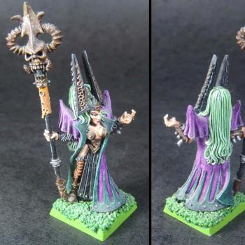 Dark Elf Sorceress by red robin