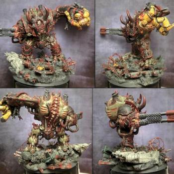 Hellbrute with Autocannon (and Imperial Fist Buddy) by Prometheus
