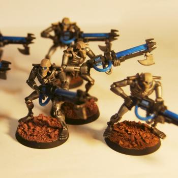 Necron warrios by Josemaria Flamarique Pere