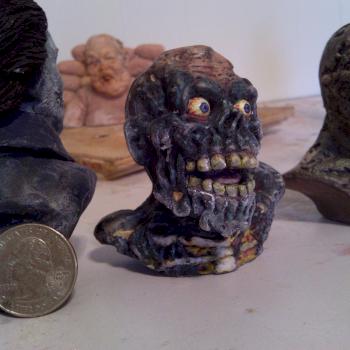 Tar Man zombie bust by Madden