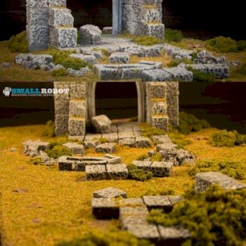Ruined Churchyard by smallrobot