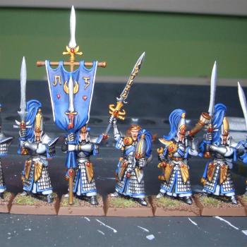 High Elf Sword Masters of Hoeth regiment by edinko
