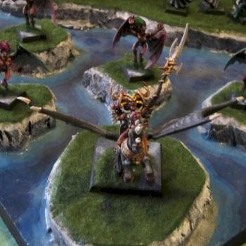 Morathi and Harpies leading the Cult of Slaanesh Army by Franz79