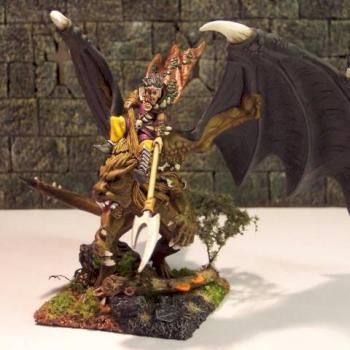 Dark Elf Manticore - with removeable Beastmaster by Kheldar