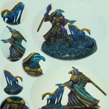 Warhammer Chaos Champion of Tzeentch by Leavesden