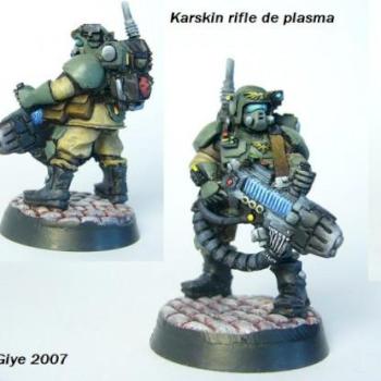 Karskin con rifle de plasma by giye