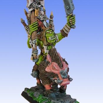 Orc Shaman on Boar by phael_minis