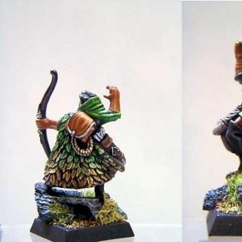 Wood Elf Waywatcher by hammerandbrush