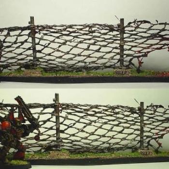 mesh fence by bretonian man
