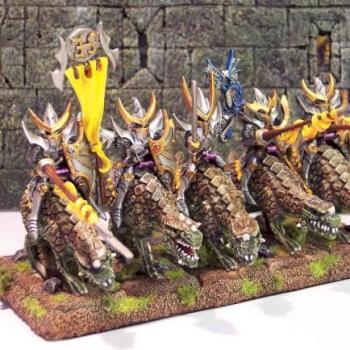 Dark Elf Cold One Knights by Kheldar