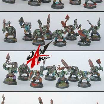 Space ork boyz by jaw
