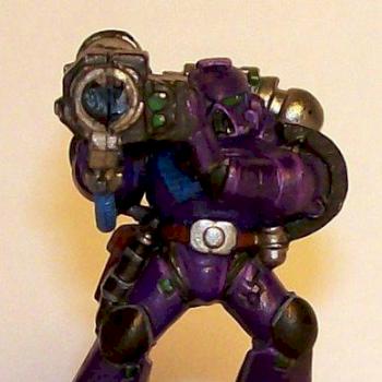 crimson rose space marine missile by Antilles