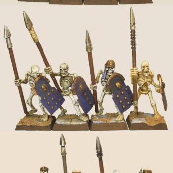 Tomb Kings Skeleton warriors by demoneyestudio