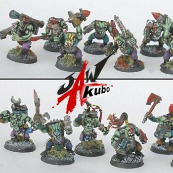 Space ork rocket launchers by jaw